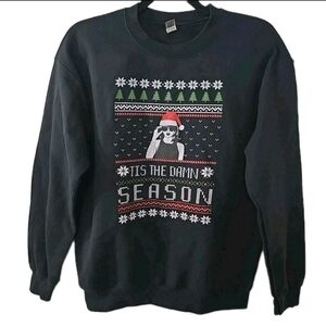 Taylor Swift Tis The‎ Damn Season Ugly Christmas Lightweight Sweatshirt Size M